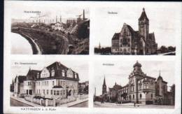 HATTINGEN - HENRICHSHUTTE, RATHAUS, Ev. GEMEINDEHAUS, KREISHAUS - Hattingen