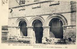 SAINT-MARTIN-DE-BOSCHERVI LLE  - Arcades De L'entrée De La Salle Capitulaire - Saint-Martin-de-Boscherville