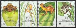 Mis072s WWF FAUNA AMFIBIE KIKKER AMPHIBIAN FROG FRÖSCHE FIJI 1988 PF/MNH # - Kikkers