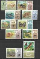 SAMOA AND SISIFO 1972 - DEFINITIVES - FULL SET - MH VERY LIGHTLY MINT HINGED - Samoa