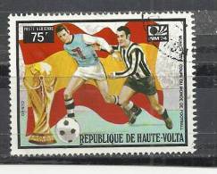 UPPER VOLTA 1974 - WORLD FOOTBALL CHAMPIONSHIP 75 - USED OBLITERE GESTEMPELT USADO - 1974 – Allemagne Fédérale