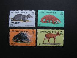 == HK  1982  384-387   ** MNH  Tiere - Ongebruikt