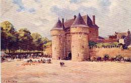 Eugène BOURGEOIS - Les Sites De France -Bretagne - GUERANDE - Porte St Michel    (47083) - Bourgeois