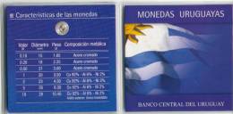 ® URUGUAY - Set De 7 Monedas Circulantes - Uruguay