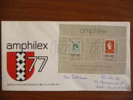 Olanda - 1977 - Annullo ""Amphilex 77"" - Mi Block 16 - Covers & Documents