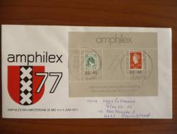Olanda - 1977 - Annullo ""Amphilex 77"" - Mi Block 16 - Storia Postale