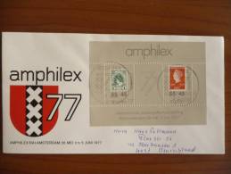 Olanda - 1977 - Annullo ""Amphilex 77"" - Mi Block 16 - Covers & Documents