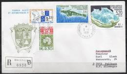 TAAF - Dumont D'Urville - Terre Adélie - Lettre - 1991 - Yvert N° 157 + 160 + 161 + 162 - Storia Postale