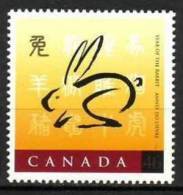 CANADA 1999 - Nouveau Calandrier Chinois, Année Du Lièvre - 1v Neufs // Mnh - Ongebruikt