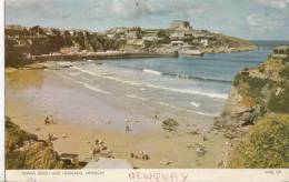 BR24689 Towan Beach And Headland Newquay   2 Scans - Newquay