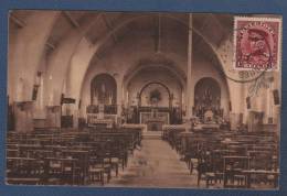 HAINAUT - CP ERQUELINNES - INTERIEUR DE L'EGLISE - PAS DE LEGENDE NI DE NOM D'EDITEUR - CIRCULEE - Erquelinnes