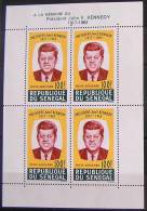 SENEGAL Bloc 1 ** JFK KENNEDY USA President Cote 10 € - Kennedy (John F.)