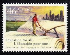 CANADA 1999 - Éducation Pour Tous, Lavoureur - 1v Neufs // Mnh - Neufs