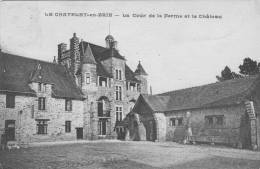77 - LE CHATELET-en-BRIE - La Cour De La Ferme Et Le Château. - Le Chatelet En Brie
