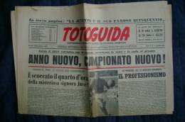 PBI/62 Giornale Sportivo/calcio - TOTOGUIDA 6/01/1957 : Raimondo Orsi (Juventus)/Ambrosiana-Inter/ - Deportes