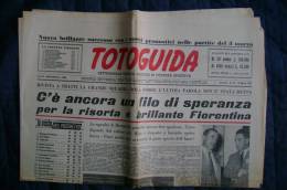 PBI/63 Giornale Sportivo/calcio - TOTOGUIDA 10/03/1957 : Fiorentina/scudetti Juventus-Inter-Milan - Deportes