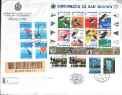 San Marino 2001 FDC Europa+Emigrazione USA+Mostra EuroFlora+ Foglietto Giochi Piccoli Stati - Gebraucht