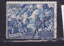 VATICAN N° 170 60L BLEU 15E CENTENAIRE DU CONCILE DE CHALCEDOINE OBL - Used Stamps