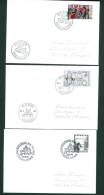 Sweden 3 Different Covers  1974 With Special Cancels - Maximum Cards & Covers