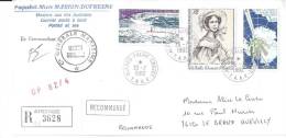 8788  MARION DUFRESNE - OP 82-4 - CROZET Recommandé - Covers & Documents