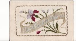Carte Postale Fantaisie BRODEE  PRENOM - SAINTE-CATHERINE - Avec Fleurs - - Embroidered