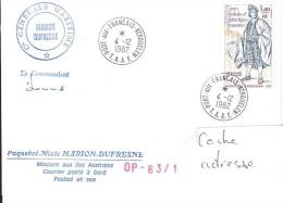 8799  MARION DUFRESNE - OP 83-1 - KERGUELEN - Cartas & Documentos