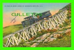 WHITE MTS, NH - TRAIN ON JACOB'S LADDER - MT. WASHINGTON - WMPCL - THE BISBEE PRESS - - White Mountains