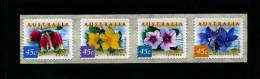 AUSTRALIA - 1999  COASTAL FLOWERS SELF-ADHESIVE SET SNP AUSPRINT  MINT NH - Nuovi