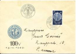 Finland FDC Tecnical College 13-9-1949 With Cachet And Address - FDC