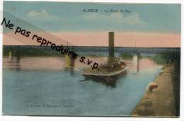 Delcampe - - Elbeuf - Le Pont De Fer, Remorqueur VERDUN ?, Non écrite, La Cheminée Est Trop Haute, Très Bon état. - Elbeuf