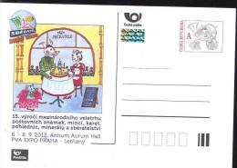 Czech Republic 2012 - Czech Fair Sberatel (Collector), Prague, Special Postal Stationery - Cartes Postales