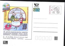 Czech Republic 2012 - Czech Fair Sberatel (Collector), Prague, Special Postal Stationery - Postcards