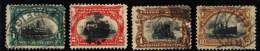 UNITED STATES 1901 - PAN-AMERICAN EXPOSITION: 1c, 2c, 4c And 10c - Used Stamps