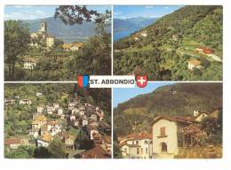 C1351 Sant'Abbondio - Gambarogno - Ristorante Grotto Bellavista- Lago Maggiore / Viaggiata 1984 - Gambarogno