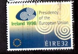 Ireland 1996 32p European Union Issue #1016 - Used Stamps