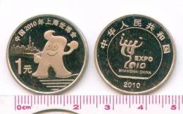 China 2010 Shanghai EXPO Commemorative Coin / 1 Yuan - Chine