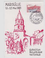 FRANCE => Carte Maximum => 1,80 F Marseille  - Congrès Philatélique 1983 - 1980-1989