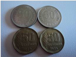 ARGENTINA - LOTTO  MONETE VARI ANNI (1954,74 E 75) - Argentinië