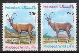 MR364 FAUNA ZOOGDIEREN HERT IBEX DEER MAMMALS HIRSCHE PROTECT WILDLIFE QWP 1976 PF/MNH - Wild