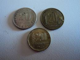 ARGENTINA - LOTTO  MONETE VARI ANNI (1950/51  E 75) - Argentina