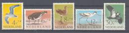 MR385 FAUNA VOGELS BIRDS VÖGEL AVES OISEAUX NEDERLAND NVPH 752-756 1961 PF/MNH # - Collezioni & Lotti