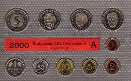 Millenium-Satz Deutschland 2000 Prägeanstalt A Stg 45€ Stempelglanz Der Staatlichen Münze In Berlin Set Coin Of Germany - Mint Sets & Proof Sets
