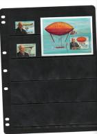 UGANDA,1992, ZEPELLIN, 2v+S/SHEET  , MNH - Zeppeline