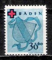 Occupation Française Bade N° 40 Neuf ** - Baden