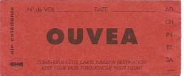 Carte D´embarquement - Air Calédonie - Nouméa - Ouvéa  (18.12.1998) - Monde