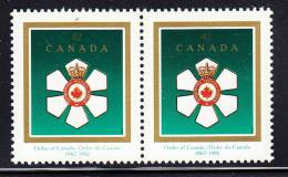 Canada MNH Scott #1447i Pair Of 42c Order Of Canada - Unused Stamps