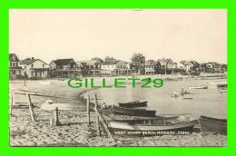 MADISON, CT - WEST WHARF BEACH - PUB BY THE COLLOTYPE CO - - Other & Unclassified