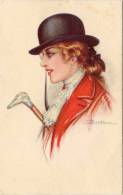 BUSI Adolfo - Femme, Chapeau, Parapluie, Monocle () - Busi, Adolfo