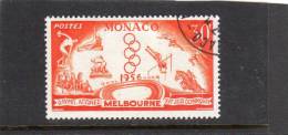 Monaco:année1956(JO De Melbourne N° 443 Oblitéré - Zomer 1956: Melbourne