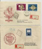 =UNGARY 1959 Fdc BRIFE *2 Post - Storia Postale